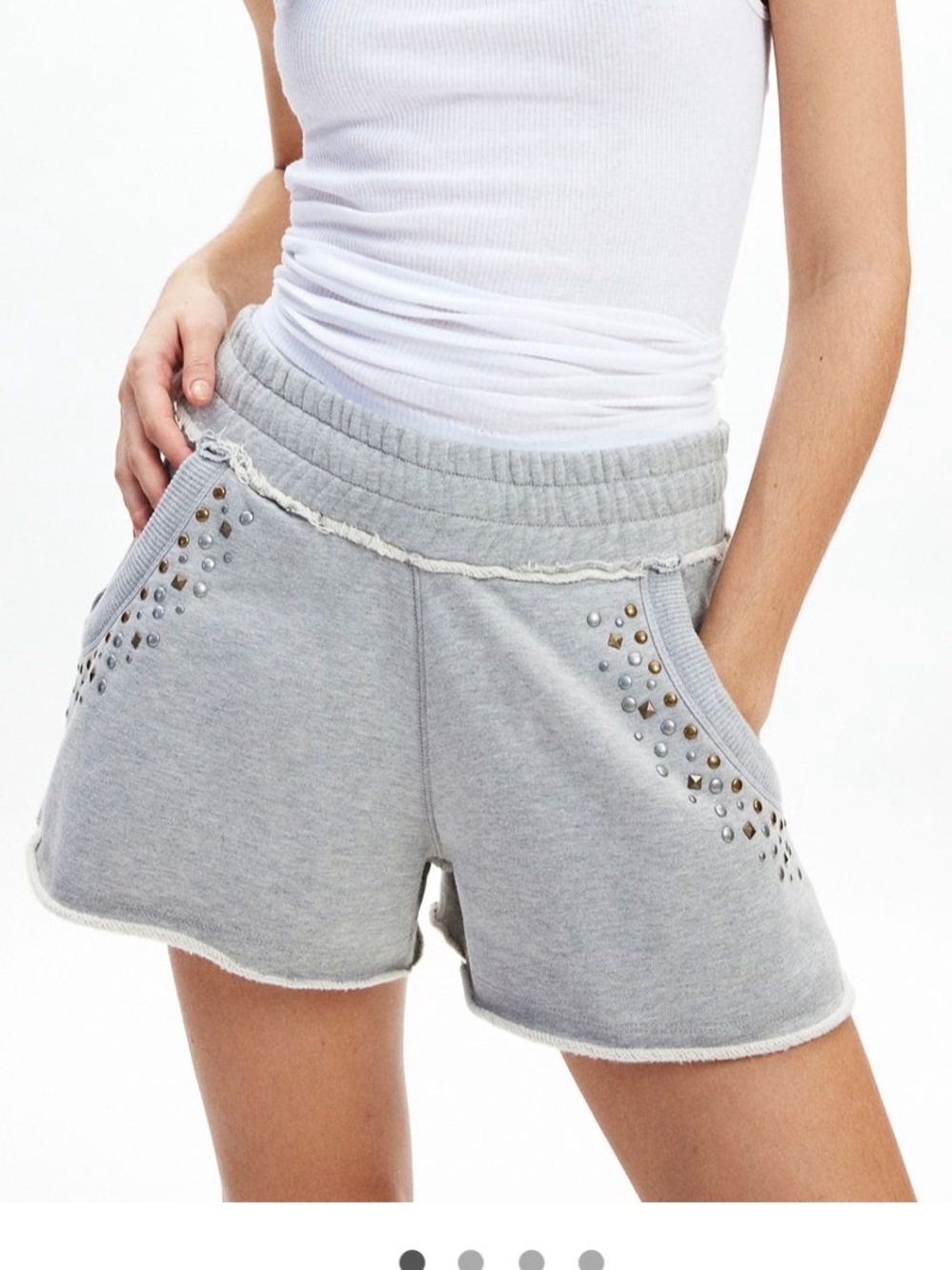 Jaded Monster London Studded Shorts